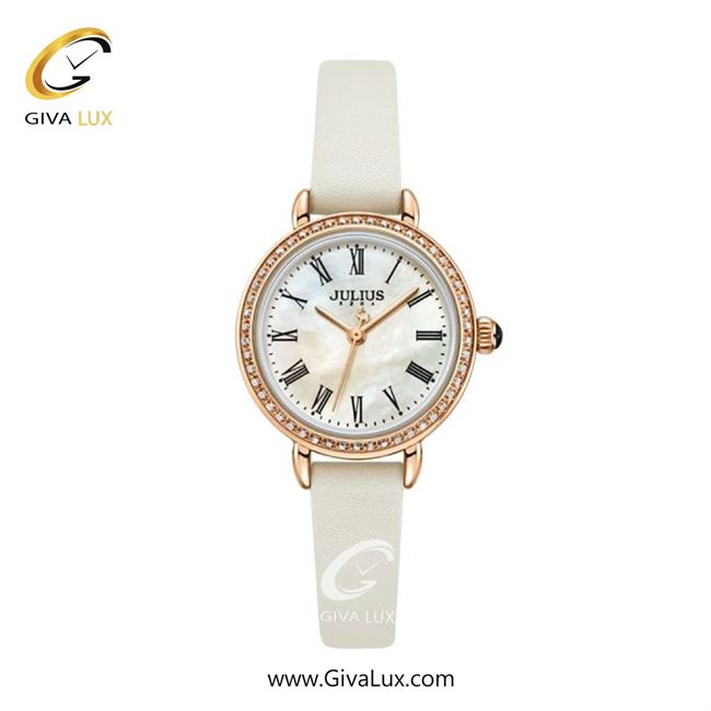 ساعت مچی اورجینال زنانه جولیوس رزگلد | سفید| سفید| کد رفرنس JA-1397A