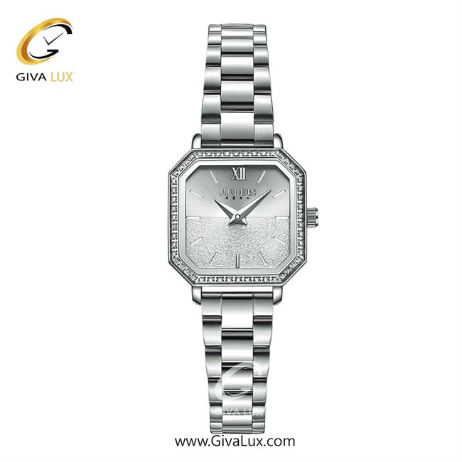 ساعت مچی اورجینال جولیوس زنانه نقره ای | نقره ای | نقره ای | کد رفرنس JA-1406A