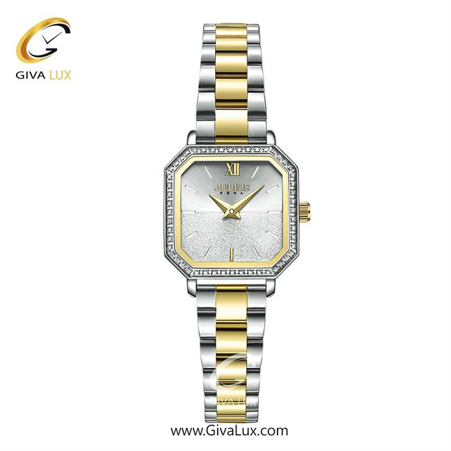 ساعت مچی اورجینال جولیوس زنانه نقره ای-طلایی | طلایی-نقره ای | نقره ای | کد رفرنس JA-1406C