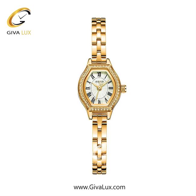 ساعت مچی اورجینال زنانه جولیوس طلایی | طلایی| نقره ای| کد رفرنس JA-1410C