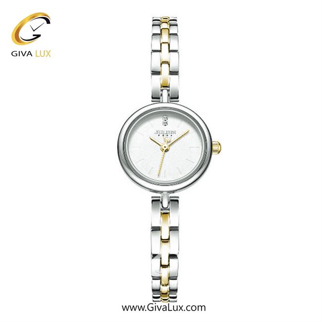 ساعت مچی اورجینال زنانه جولیوس نقره ای | طلایی-نقره ای| سفید| کد رفرنس JA-1411E