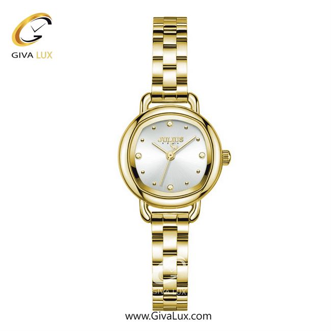 ساعت مچی اورجینال زنانه جولیوس طلایی | طلایی| نقره ای| کد رفرنس JA-1412D