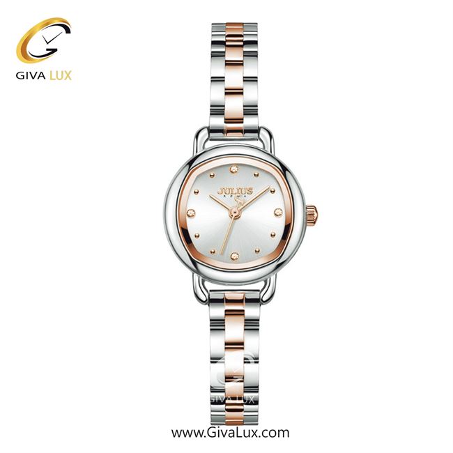 ساعت مچی اورجینال زنانه جولیوس نقره ای | نقره ای-رزگلد| نقره ای-رزگلد| کد رفرنس JA-1412F