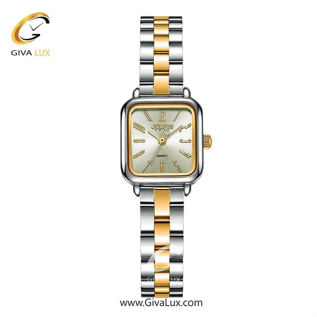 ساعت مچی اورجینال زنانه جولیوس نقره ای | طلایی-نقره ای| طلایی| کد رفرنس JA-1415D
