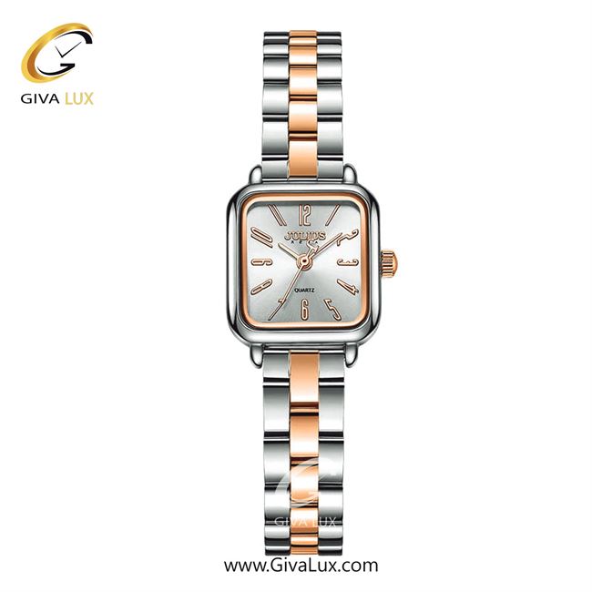 ساعت مچی اورجینال زنانه جولیوس نقره ای | نقره ای-رزگلد| رزگلد-نقره ای| کد رفرنس JA-1415E