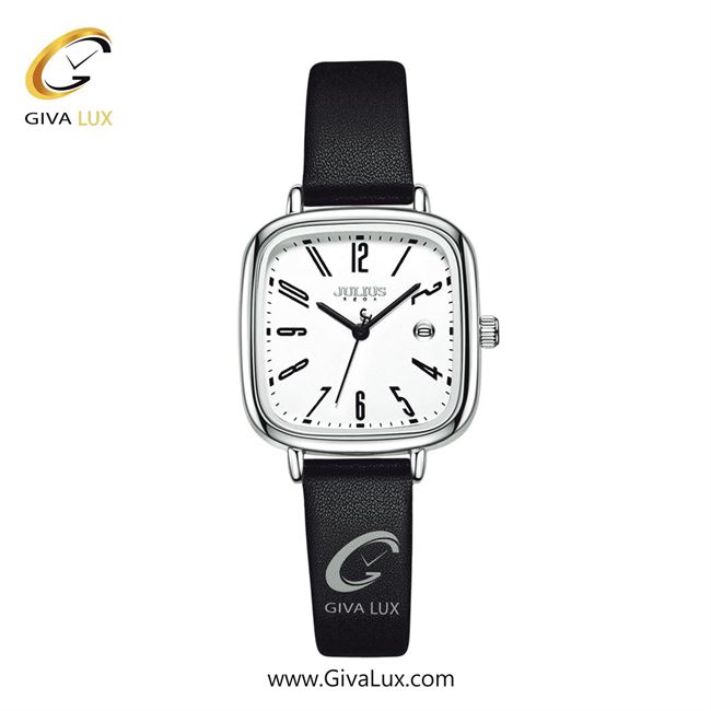 ساعت مچی اورجینال زنانه جولیوس نقره ای | مشکی| سفید| کد رفرنس JA-1418LA