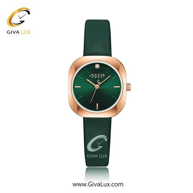 ساعت مچی اورجینال زنانه جولیوس رزگلد | سبز| سبز| کد رفرنس JA-1422B