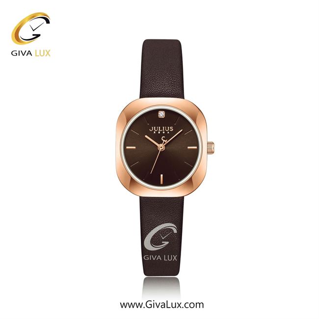 ساعت مچی اورجینال زنانه جولیوس رزگلد | قهوه ای| قهوه ای| کد رفرنس JA-1422C