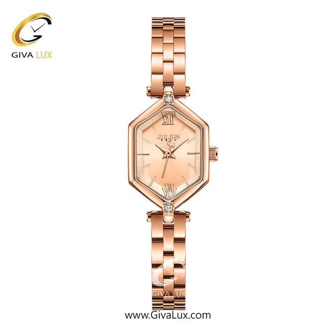 ساعت مچی اورجینال جولیوس زنانه رزگلد | رزگلد | رزگلد | کد رفرنس JA-1424C