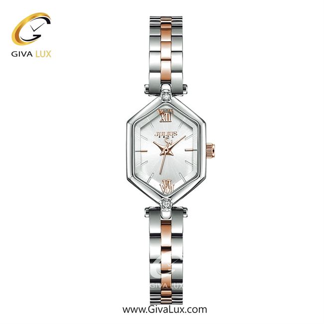 ساعت مچی اورجینال زنانه جولیوس نقره ای | رزگلد-نقره ای| نقره ای| کد رفرنس JA-1424E