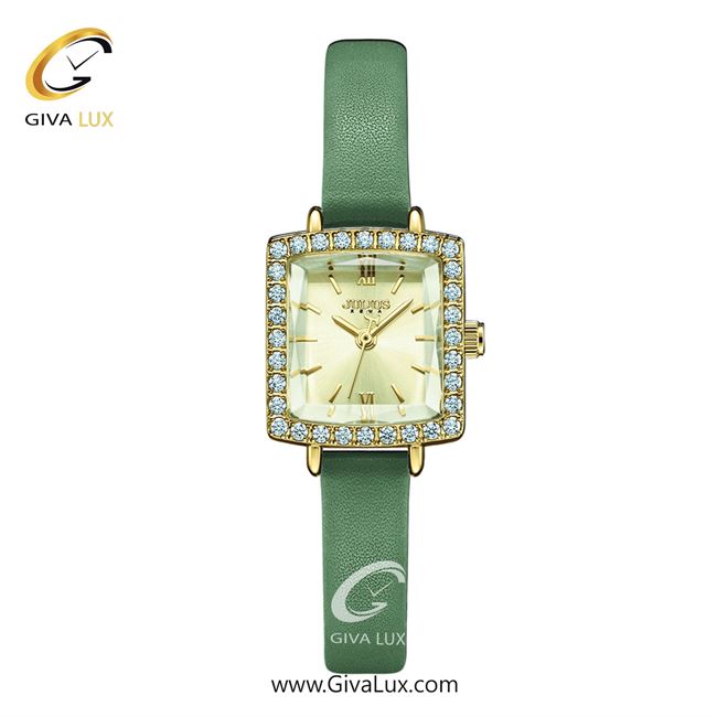 ساعت مچی اورجینال جولیوس زنانه طلایی | سبز | طلایی | کد رفرنس JA-1426B