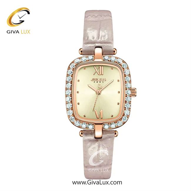 ساعت مچی اورجینال جولیوس زنانه رزگلد | صورتی | زرد | کد رفرنس JA-1428A