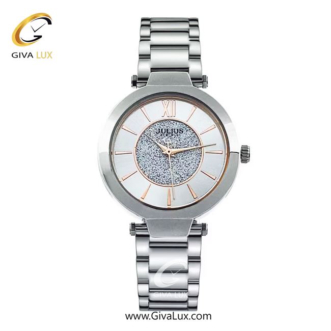ساعت مچی اورجینال جولیوس زنانه نقره ای | نقره ای | نقره ای-سفید | کد رفرنس JA-1439A