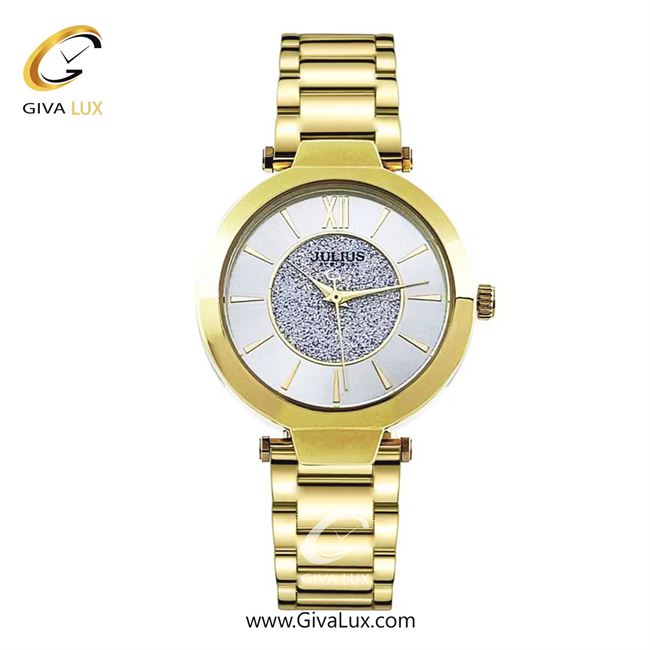 ساعت مچی اورجینال جولیوس زنانه طلایی | طلایی | نقره ای-سفید | کد رفرنس JA-1439B