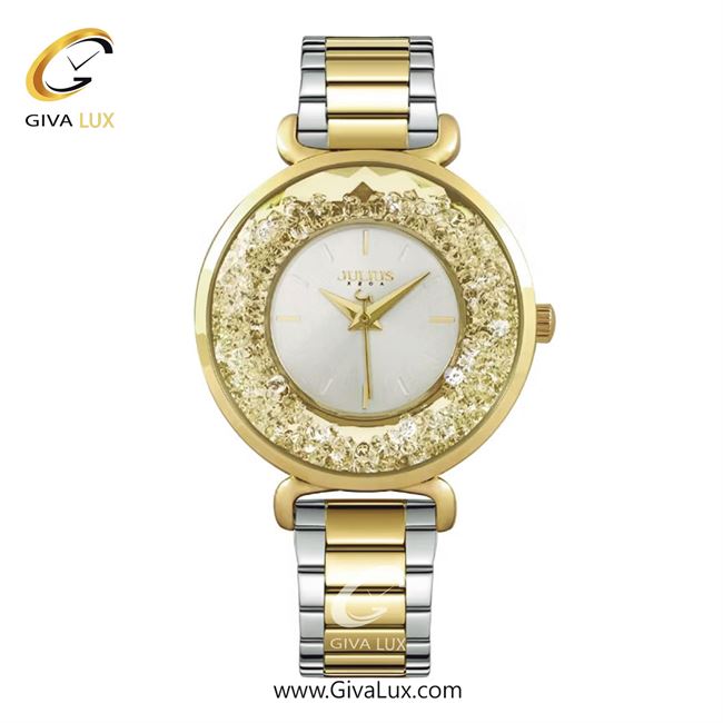 ساعت مچی اورجینال جولیوس زنانه طلایی | نقره ای-طلایی | طلایی-نقره ای | کد رفرنس JA-1440C