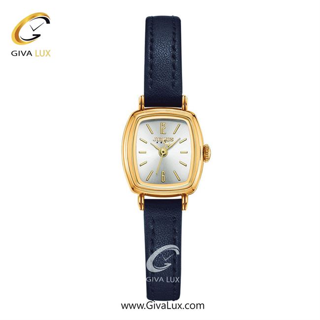 ساعت مچی اورجینال زنانه جولیوس طلایی | سرمه ای| نقره ای| کد رفرنس JA-1445A