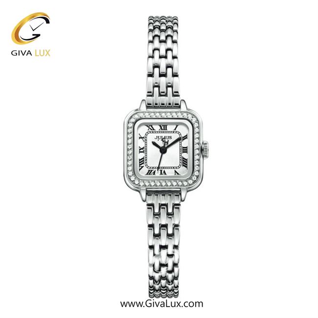 ساعت مچی اورجینال جولیوس زنانه نقره ای | نقره ای | نقره ای | کد رفرنس JA-1449A