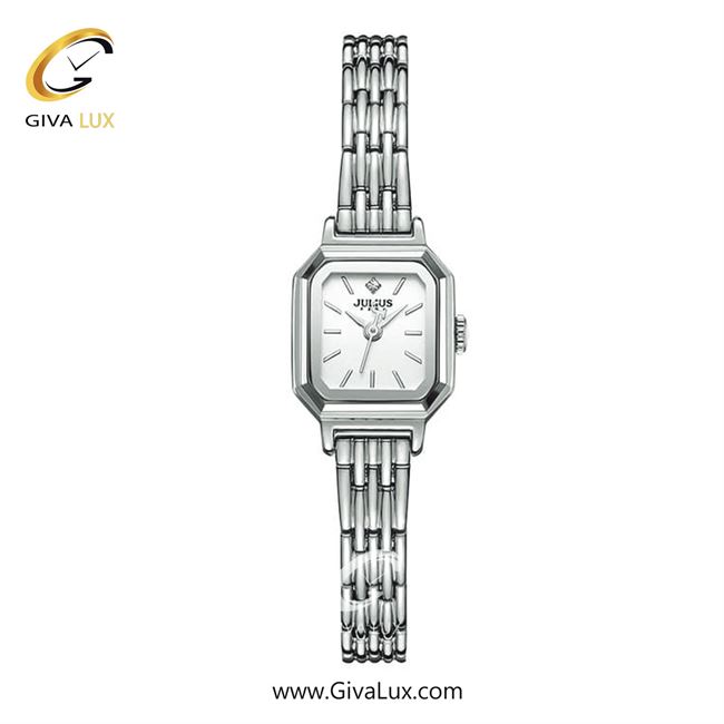 ساعت مچی اورجینال زنانه جولیوس نقره ای | نقره ای| سفید| کد رفرنس JA-1454A