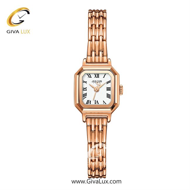 ساعت مچی اورجینال زنانه جولیوس رزگلد | رزگلد| سفید| کد رفرنس JA-1454G