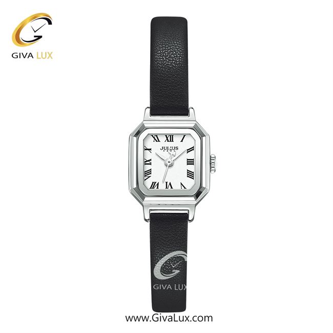 ساعت مچی اورجینال زنانه جولیوس نقره ای | مشکی| سفید| کد رفرنس JA-1454J