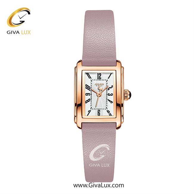 ساعت مچی اورجینال زنانه جولیوس رزگلد | صورتی| سفید| کد رفرنس JA-1457A