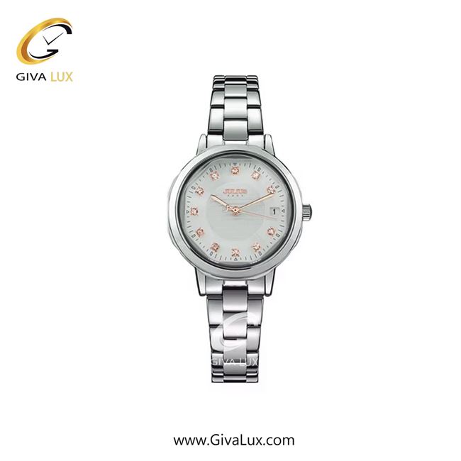 ساعت مچی اورجینال زنانه جولیوس نقره ای | نقره ای| نقره ای| کد رفرنس JA-1469A