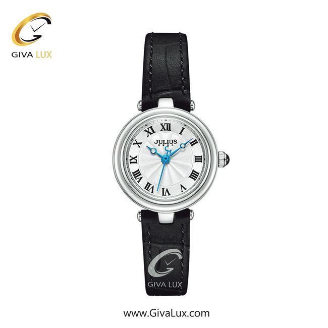 ساعت مچی اورجینال زنانه جولیوس نقره ای | مشکی| نقره ای| کد رفرنس JA-1480C