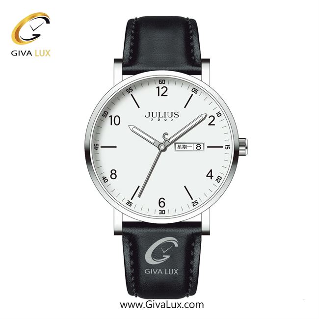 ساعت مچی اورجینال زنانه جولیوس نقره ای | مشکی| سفید| کد رفرنس JA-1516A