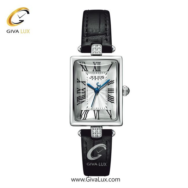 ساعت مچی اورجینال زنانه جولیوس نقره ای | مشکی| نقره ای| کد رفرنس JA-1525A