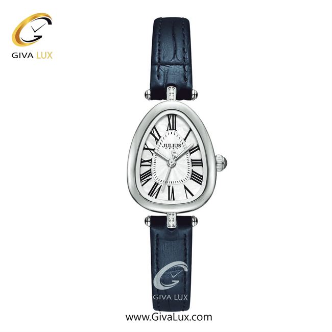 ساعت مچی اورجینال زنانه جولیوس نقره ای | آبی| نقره ای| کد رفرنس JA-1526A