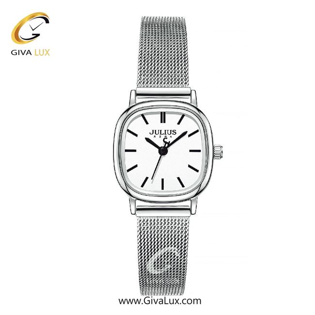 ساعت مچی اورجینال زنانه جولیوس نقره ای | نقره ای| نقره ای| کد رفرنس JA-1538A
