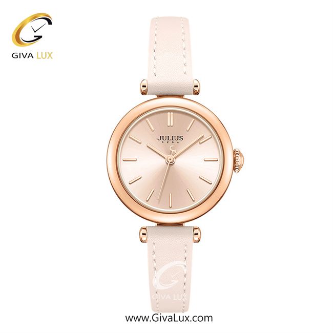 ساعت مچی اورجینال زنانه جولیوس رزگلد | صورتی| صورتی| کد رفرنس JA-1539B