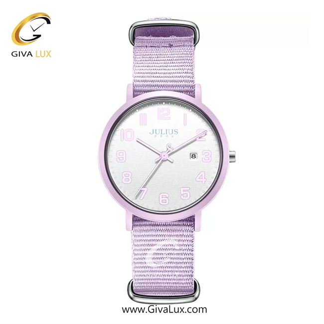 ساعت مچی اورجینال زنانه جولیوس یاسی | یاسی| نقره ای| کد رفرنس JA-1552D