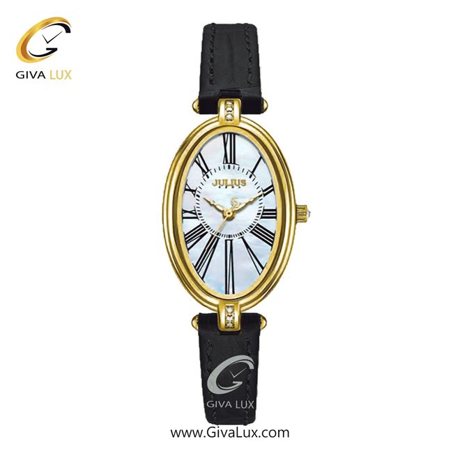 ساعت مچی اورجینال زنانه جولیوس طلایی | مشکی| آبی| کد رفرنس JA-1555D