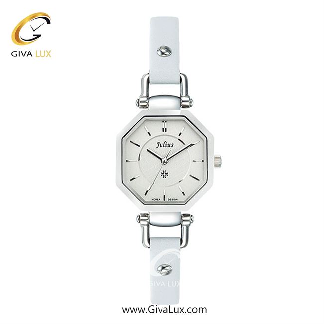 ساعت مچی اورجینال زنانه جولیوس نقره ای | سفید| نقره ای| کد رفرنس JA-750A