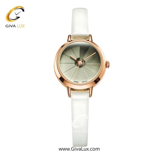 ساعت مچی اورجینال زنانه جولیوس رزگلد | سفید| دودی|تیتانیوم| کد رفرنس JA-979B