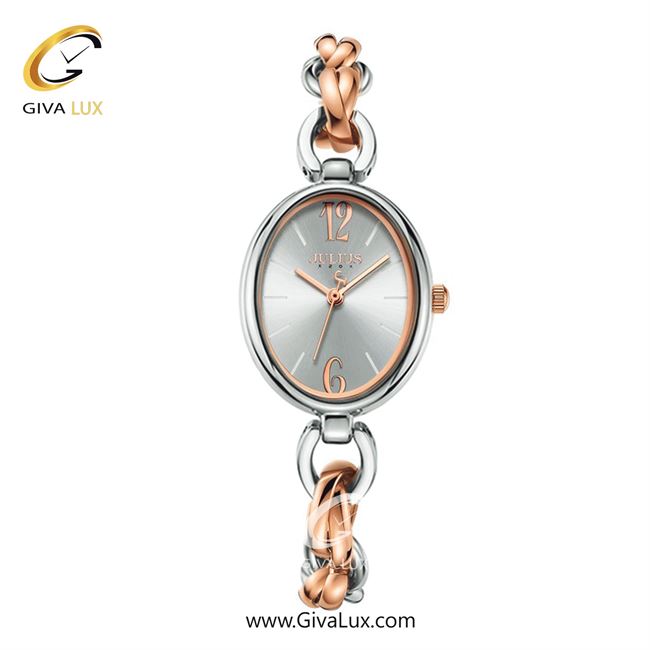 ساعت مچی اورجینال زنانه جولیوس نقره ای | نقره ای-رزگلد| نقره ای| کد رفرنس JA-1258F