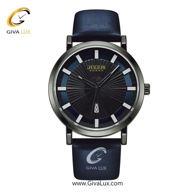 ساعت مچی اورجینال مردانه جولیوس مشکی | سرمه ای| سرمه ای-مشکی| کد رفرنس JAH-103B