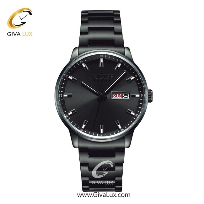 ساعت مچی اورجینال مردانه جولیوس مشکی | مشکی| مشکی| کد رفرنس JAH-114D