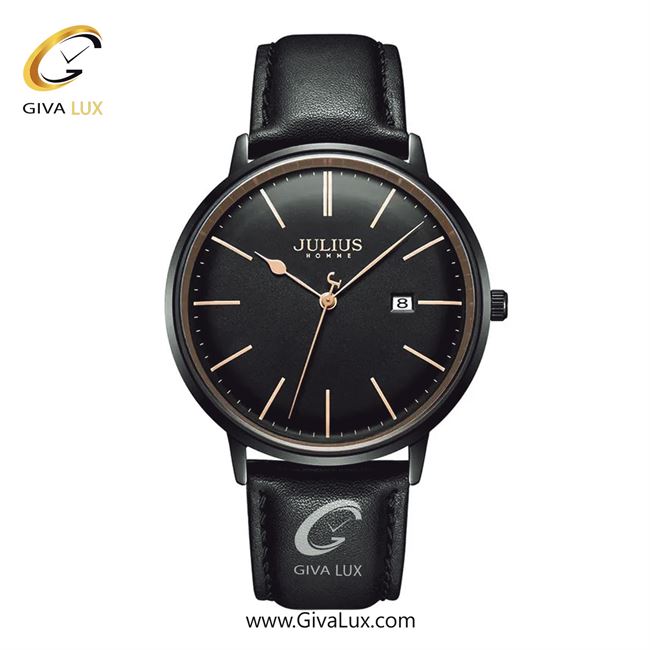 ساعت مچی اورجینال جولیوس مردانه مشکی | مشکی | مشکی | کد رفرنس JAH-130B