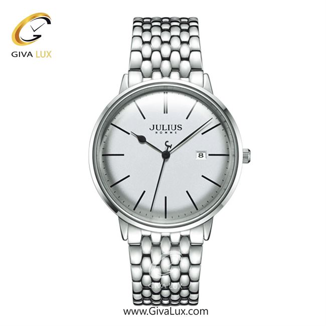 ساعت مچی اورجینال جولیوس مردانه نقره ای | نقره ای | نقره ای | کد رفرنس JAH-130C