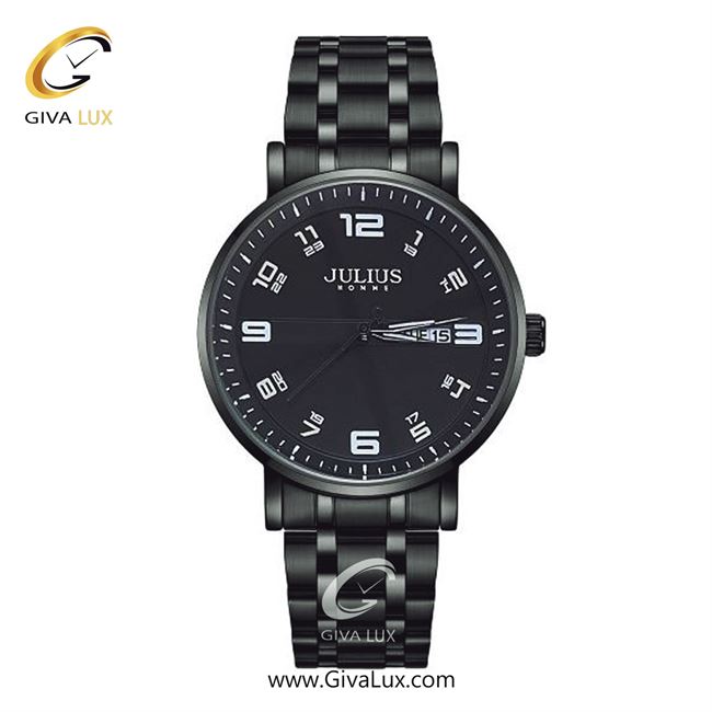 ساعت مچی اورجینال مردانه جولیوس مشکی | مشکی| مشکی| کد رفرنس JAH-140E