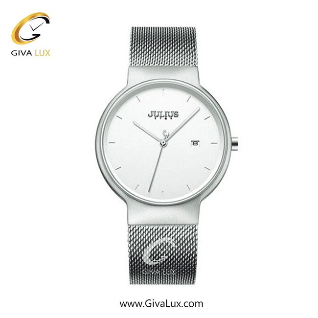ساعت مچی اورجینال مردانه جولیوس نقره ای | نقره ای| سفید| کد رفرنس JS-009MA