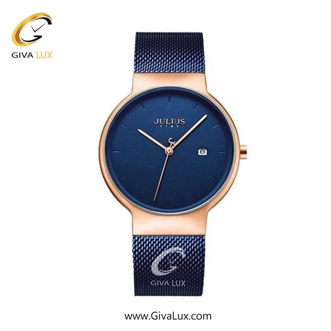 ساعت مچی اورجینال مردانه جولیوس رزگلد | سرمه ای| سرمه ای| کد رفرنس JS-009MD