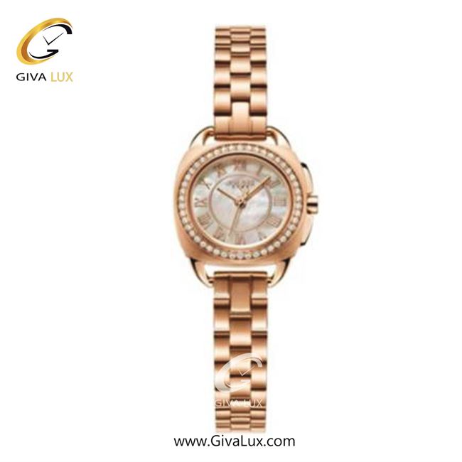 ساعت مچی اورجینال زنانه جولیوس رزگلد | رزگلد| سفید صدفی| کد رفرنس JS-052B