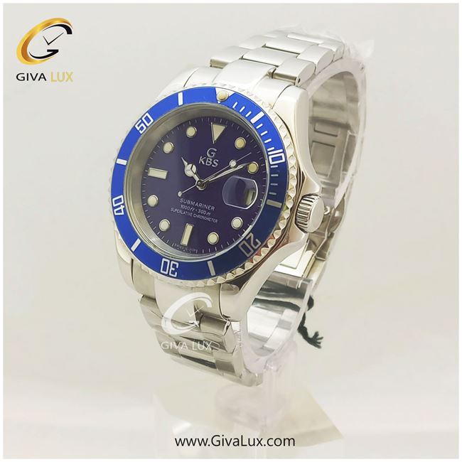 ساعت مچی اورجینال KBS مردانه فول استیل موتور سوئیس نقره ای | نقره ای | سرمه ای | کد رفرنس 2138