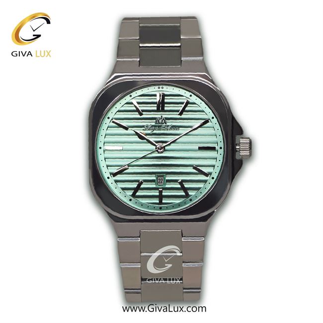 ساعت مچی اورجینال مردانه LdA | لوئیجی د آنا | Luigi d'Ana  نقره ای | نقره ای| سبز| کد رفرنس 2542