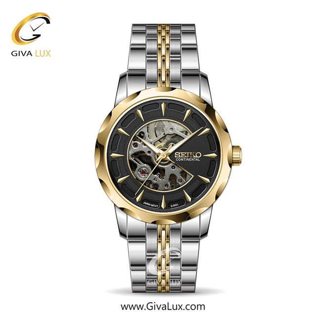 ساعت مچی اورجینال زنانه سیکو (کانتیننتال) | Seiko (Continental)  طلایی | نقره ای-طلایی| مشکی| کد رفرنس 0431