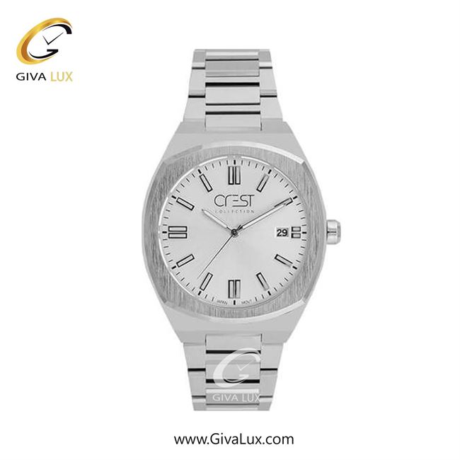 ساعت مچی اورجینال زنانه کرست نقره ای | نقره ای| سفید| کد رفرنس Crest 6293-5