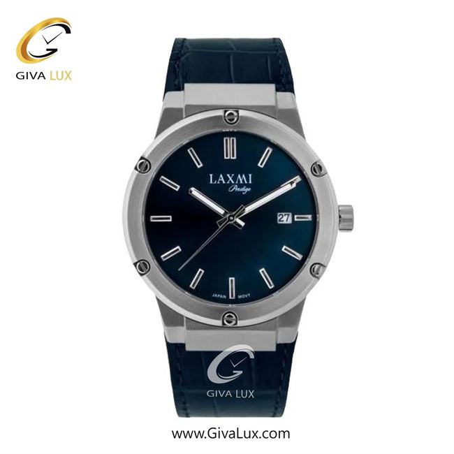 ساعت مچی اورجینال زنانه لاکسمی نقره ای | سرمه ای| سرمه ای| کد رفرنس 8126-1L